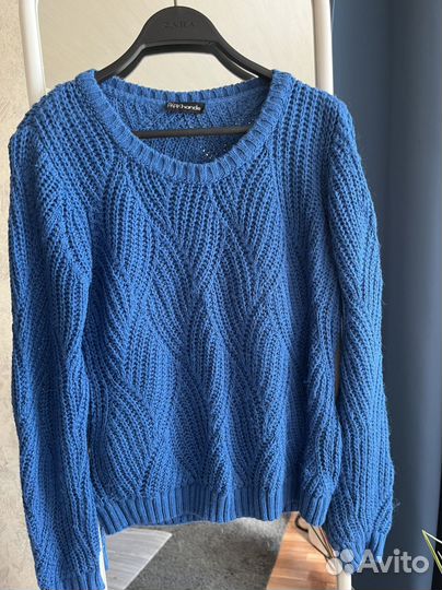 Джемпер свитер синий 42 44 размер