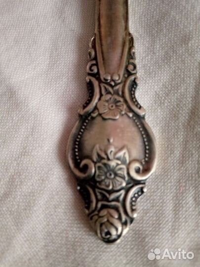 Набор чайных ложек мельхиор