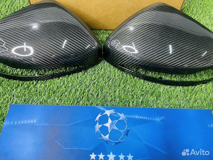 Накладки зеркал Mercedes W464 сухой карбон