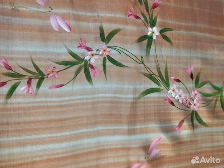 Шарфик летний, шелк натуральный