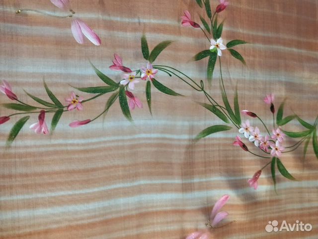 Шарфик летний, шелк натуральный