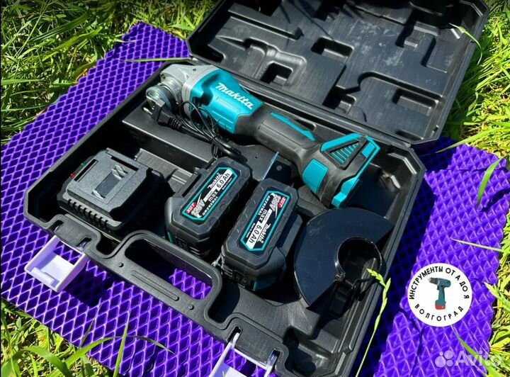 Аккумуляторная болгарка makita 125