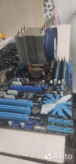 Материнская плата 1156 с процессором xeon 3440