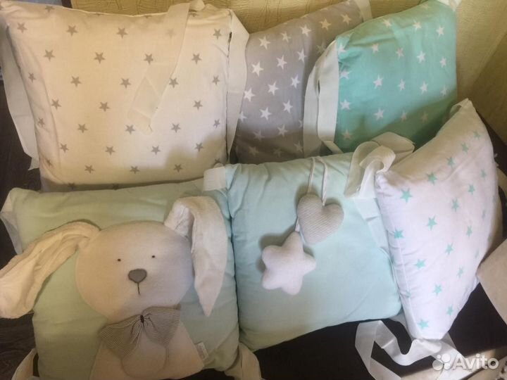 Бортики в кроватку