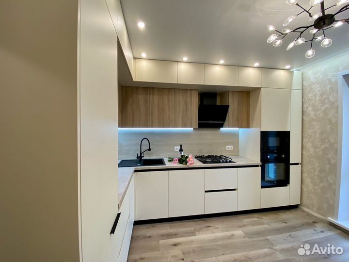 Прямая кухня на заказ. Фабрика в Челябинске