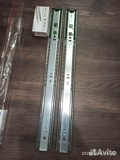 Шариковые направляющие с доводчиком