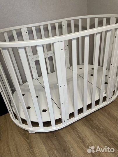 Детская кровать Северянка 6 в 1 Овальная