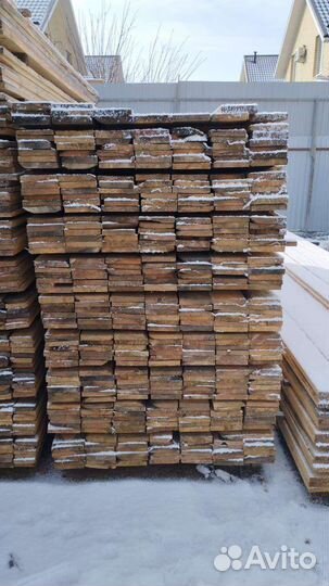 Доска обрезная дюймовка 25:150:6000