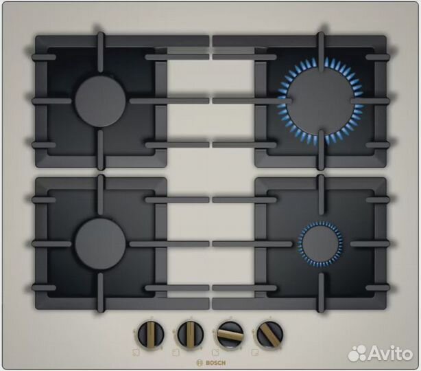 Поверхность газовая Bosch PPP6 Serie 6 Neo classic