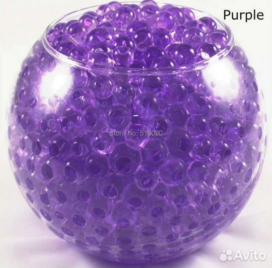 Гидрогель/ аквагрунт декоративный/шарики гелевые