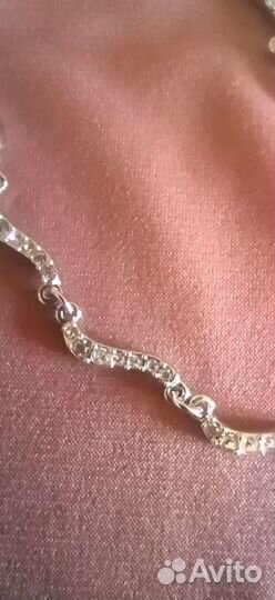 Колье и браслет Swarovski комплект