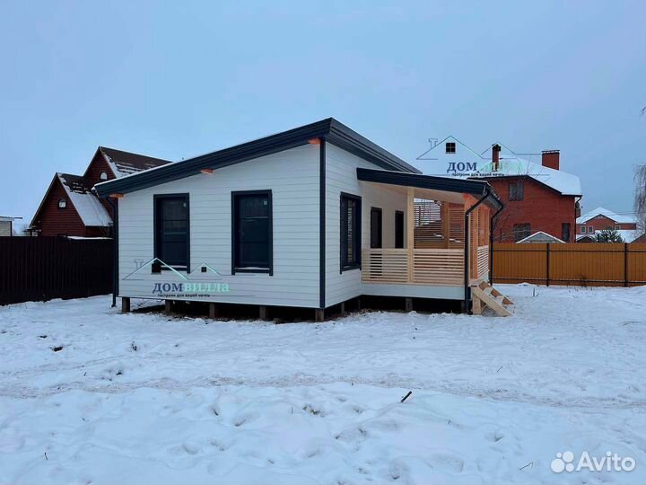 Каркасный дом 60кв Реальная цена