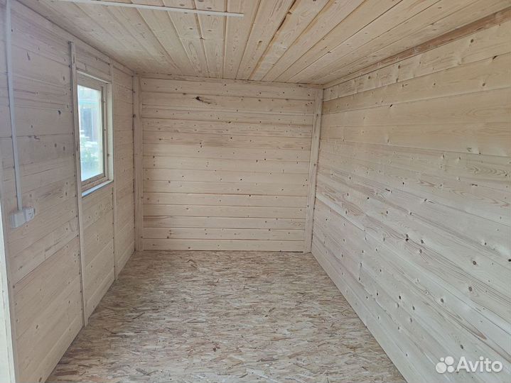 Бытовка деревянная утепленная с электрикой