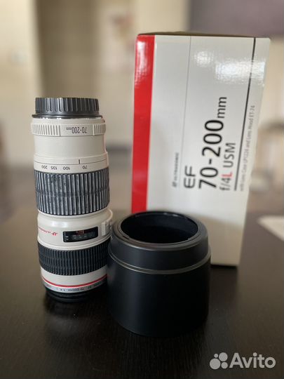 Объектив canon ef 70-200 mm f/4L USM