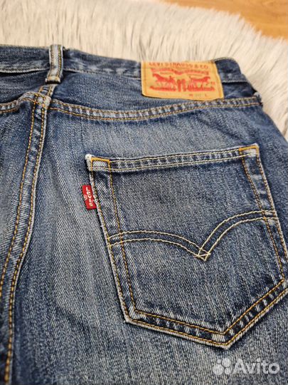 Шорты джинсовые Levi's 501 оригинал