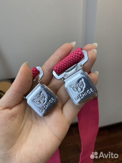 Подтяжки розовые