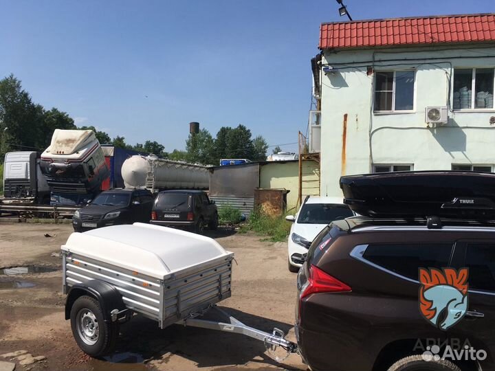 Прицеп для дачи и отдыха с крышкой г/п 525