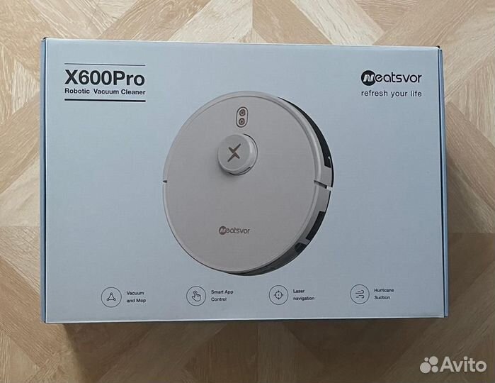 Робот пылесос моющий новый