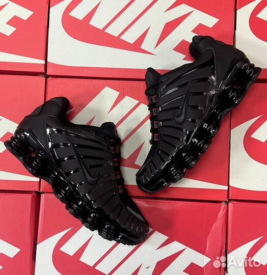 Кроссовки Nike Shox TL мужские черные весна