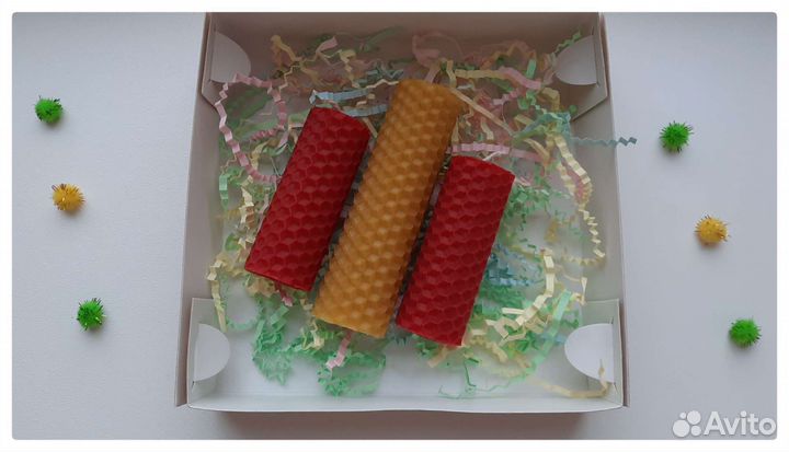 Свечи. Натуральная вощина