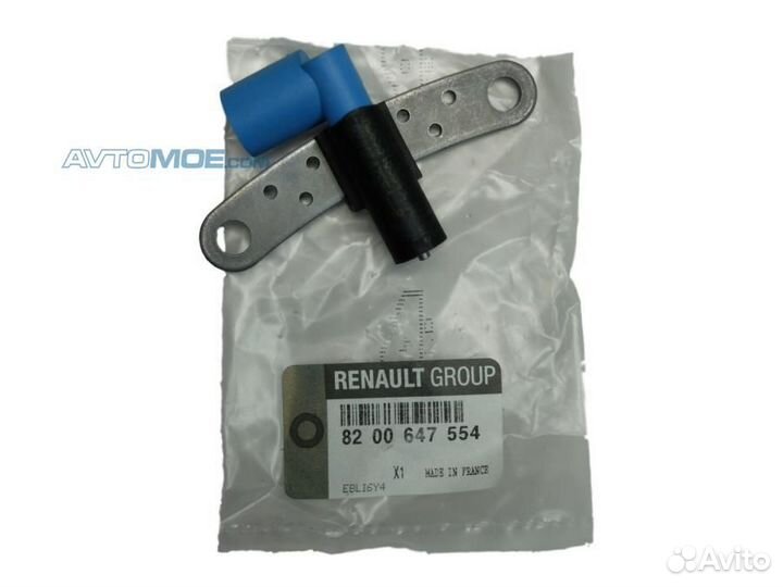 Датчик положения коленовала 8200647554 renault