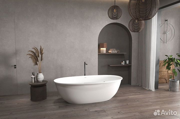 Baннa из иcкусcтвенного камня