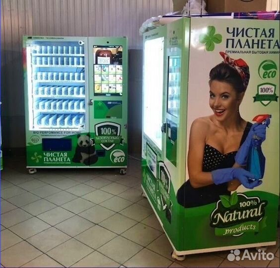 Снековый автомат по продаже эко бытовой химии