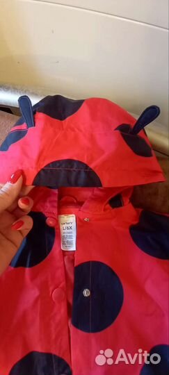 Плащ ветровка для девочки carter,S