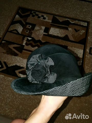 Шляпа натуральная замша