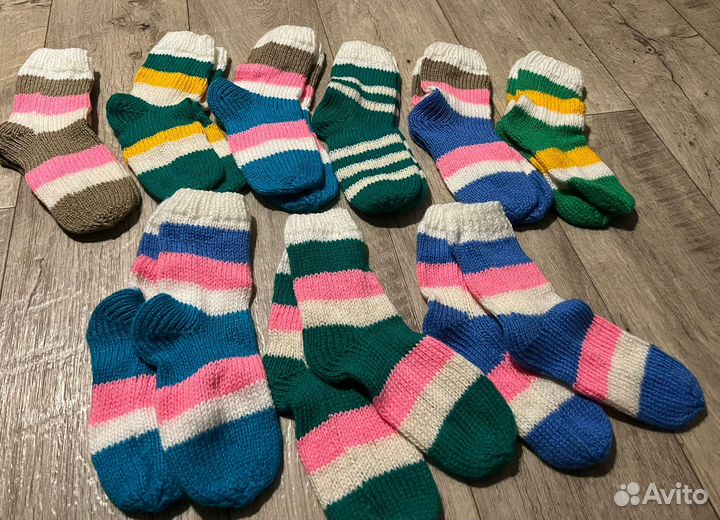 Носки шерстяные вязаные(взрослые)