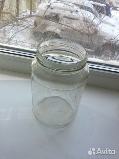 Банки от 0,5л до 4л, бутыли 2л, 3л, 5л, бутылки 1л