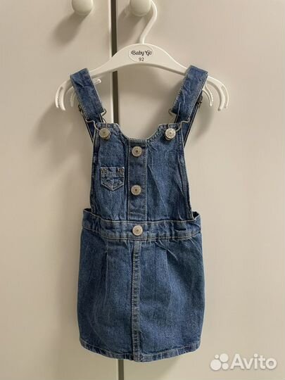 Джинсовый сарафан 92