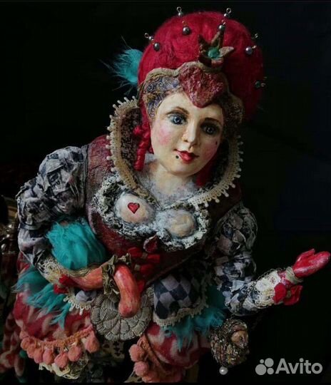 Эксклюзивная авторская кукла «Красная Королева»