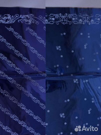 Пакет подарочный фольга 70*50