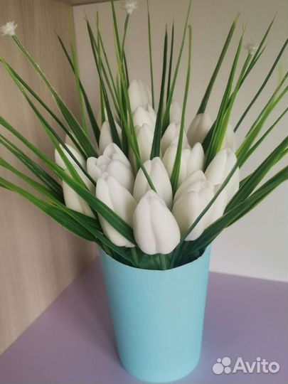Букетики из мыла