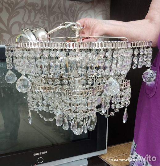 Люстра хрустальная