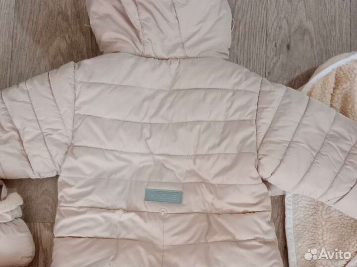 Зимний комбинезон для девочки80-86