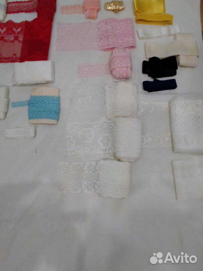 Кружево, ткань, нитки, тесьма СССР