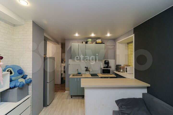 3-к. квартира, 46 м², 2/2 эт.