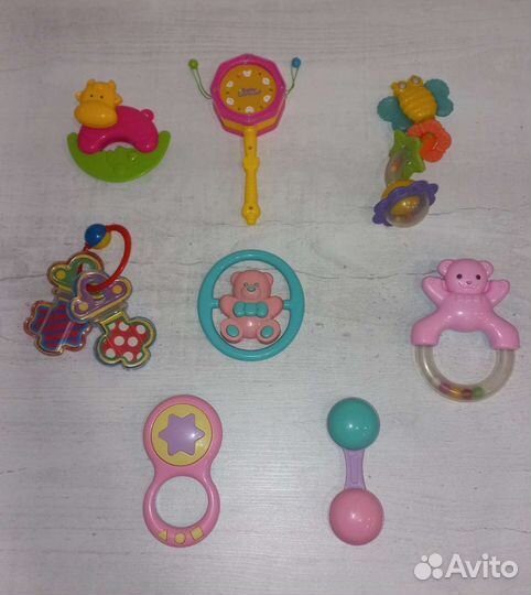 Погремушки пакетом, 30 шт