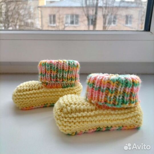 Пинетки вязаные