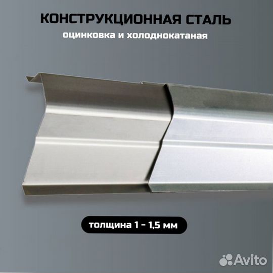 Пороги ремонтные Mitsubishi Carisma 1