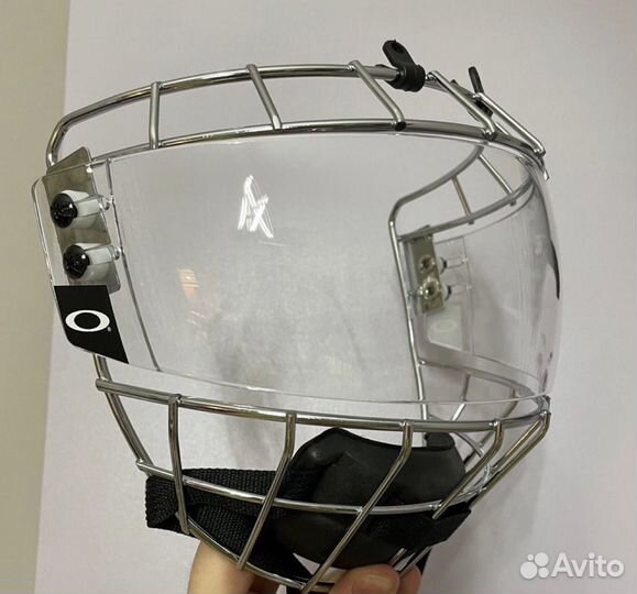 Хоккейная комбо визор, маска с визором для шлема