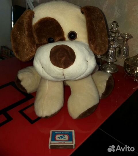 Собачка плюшевая (игрушка полая, для сюрприза, сла