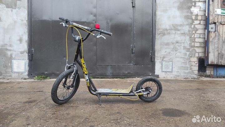 Самокат с большими колесами