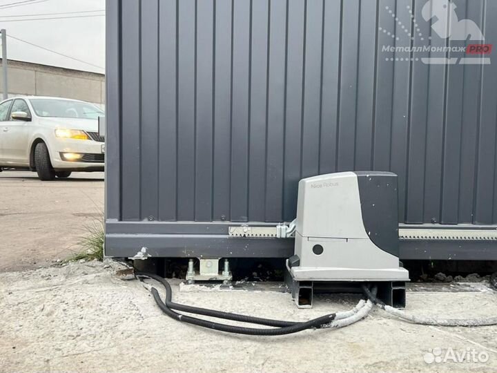 Откатные ворота с установкой. Гарантия