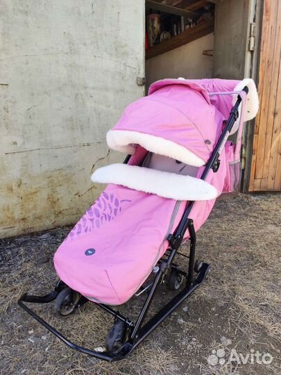 Санки коляска Ника Детям 7-5к