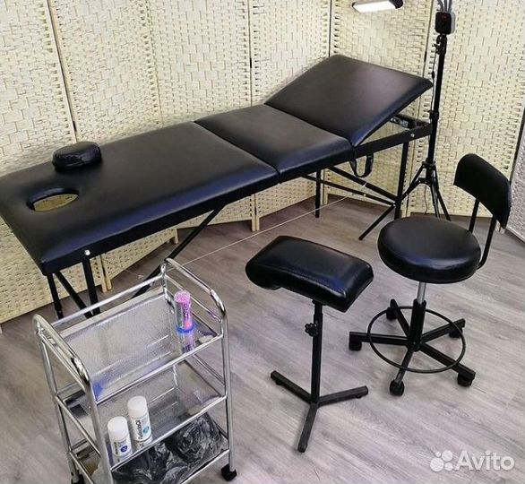 Кушетка с вырезом 3 секции