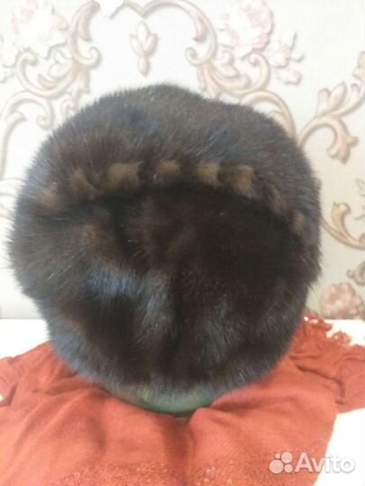 Шапка норковая женская