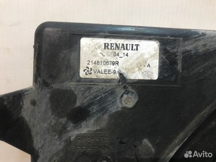 Диффузор вентилятора радиатора Renault Sandero